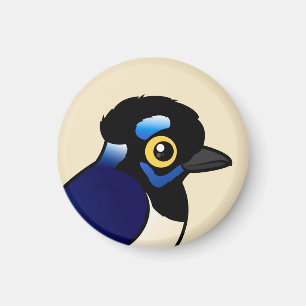 Birdorable Plysch-krönade Jay Magnet