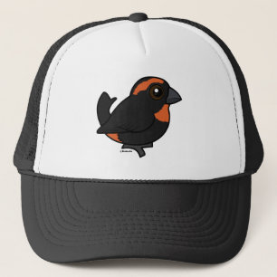 Birdorable Puerto Rican Bullfinch Tecknad Bird Keps