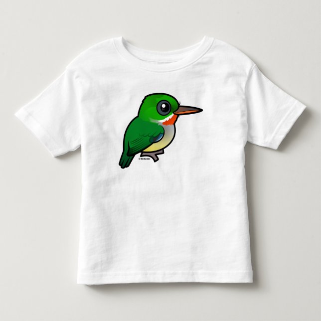Birdorable Puerto Rican Tody T Shirt (Framsida)