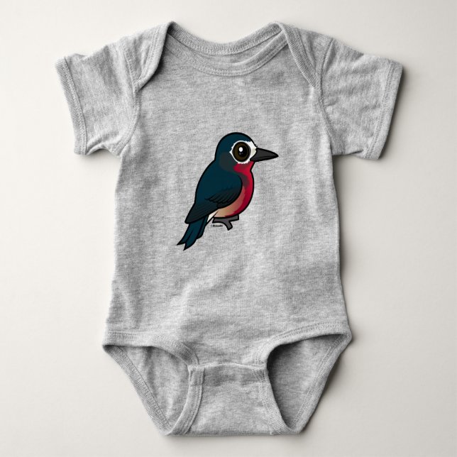 Birdorable Puerto Rican Woodpecker T Shirt (Framsida)