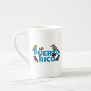 Birdorable Puerto Rico-feat. Endemiska fåglar Benporslin Mugg