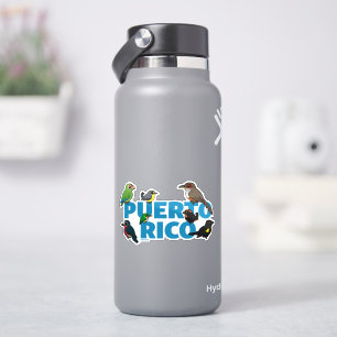 Birdorable Puerto Rico-feat. Endemiska fåglar Klistermärken
