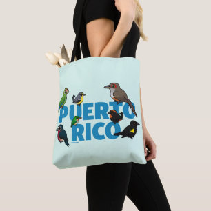 Birdorable Puerto Rico-feat. Endemiska fåglar Tygkasse