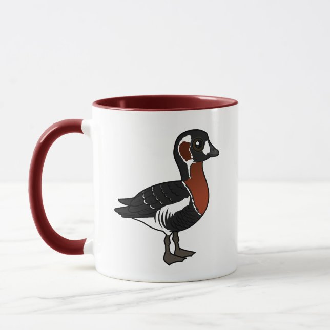 Birdorable Red-brested Goose Mugg (Vänster)