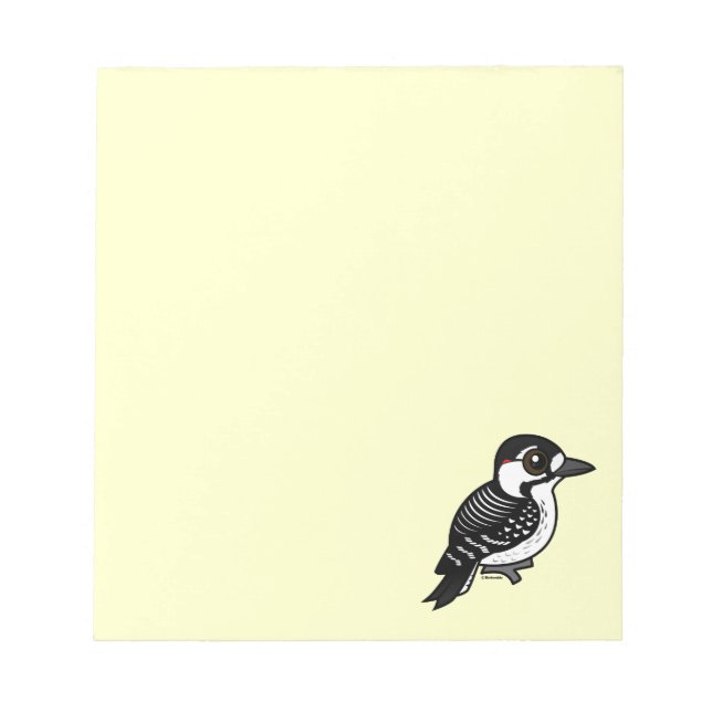 Birdorable Red cockaded Woodpecker Anteckningsblock (Framsida)