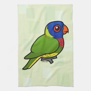 Birdorable regnbåge Lorikeet Kökshandduk