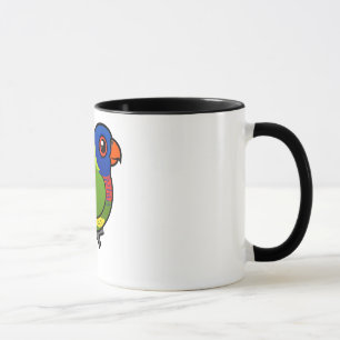 Birdorable regnbåge Lorikeet Mugg