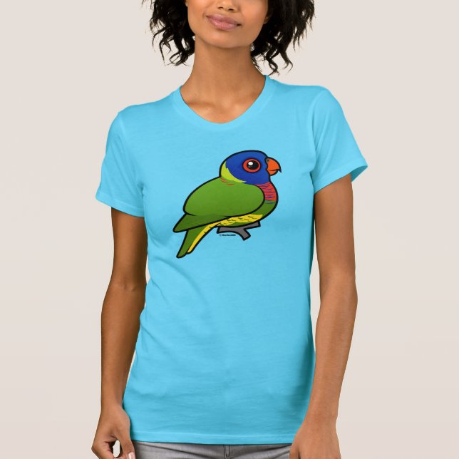 Birdorable regnbåge Lorikeet T-shirt (Framsida)