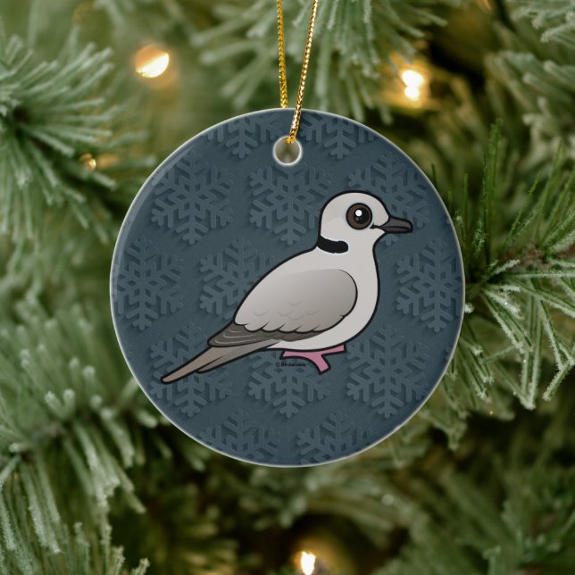 Birdorable Ring-necked Dove Julgransprydnad Keramik (Träd)