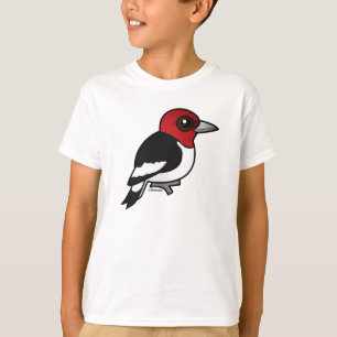 Birdorable Röd-hövdad hackspett T Shirt