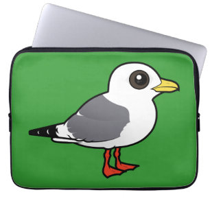Birdorable Röd-lade benen på ryggen kittiwaken Laptop Fodral