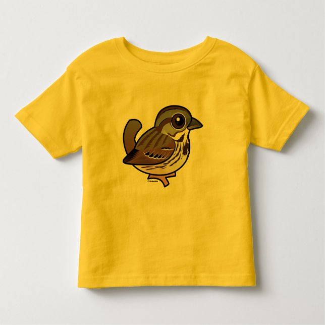 Birdorable sångSparrow Tee Shirt (Framsida)
