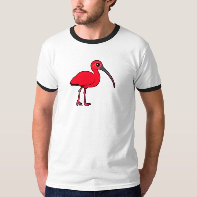 Birdorable scarlet Ibis T-shirt (Framsida)