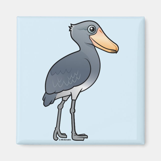 Birdorable Shoebill Magnet (Framsidan)