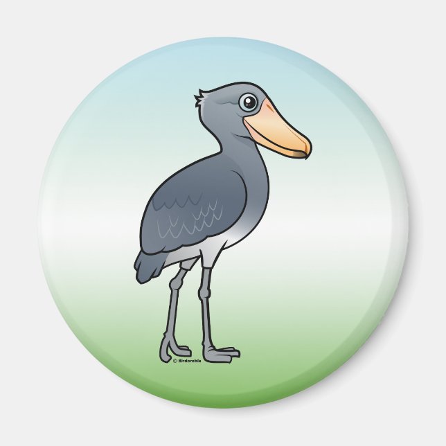 Birdorable Shoebill Magnet (Framsidan)