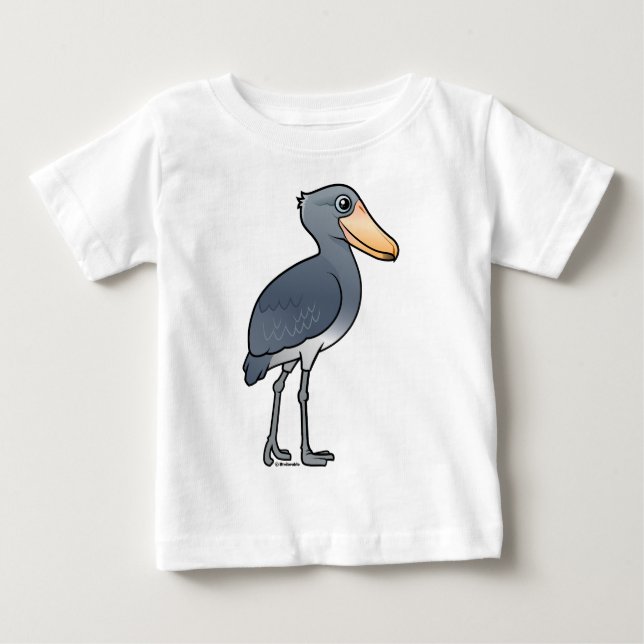 Birdorable Shoebill Tee Shirt (Framsida)