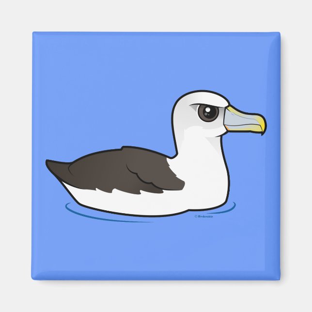 Birdorable Shy Albatross Magnet (Framsidan)