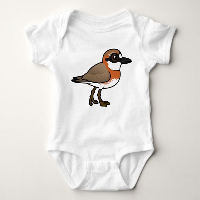 Birdorable Siberian Sand-Plover T Shirt (Framsida)