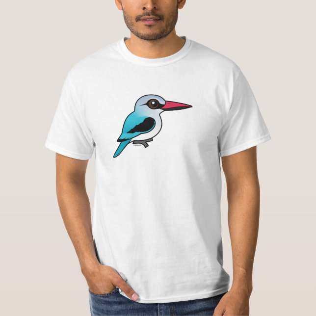 Birdorable skogsmarkKingfisher Tee Shirt (Framsida)