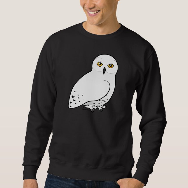 Birdorable snöig uggla sweatshirt (Framsida)