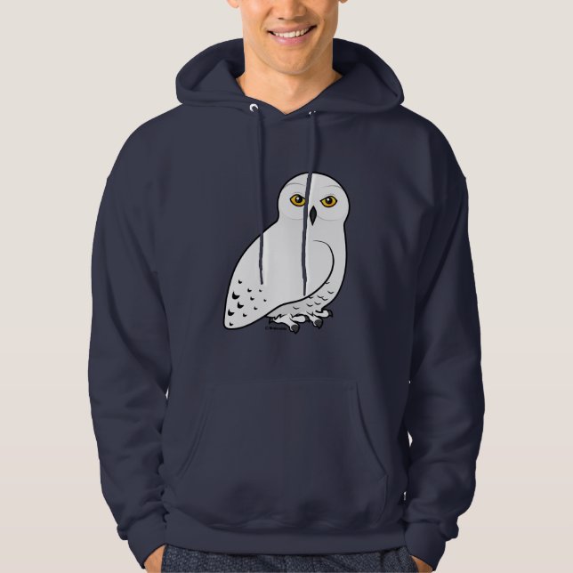Birdorable snöig uggla sweatshirt (Framsida)