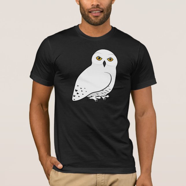 Birdorable snöig uggla t-shirt (Framsida)