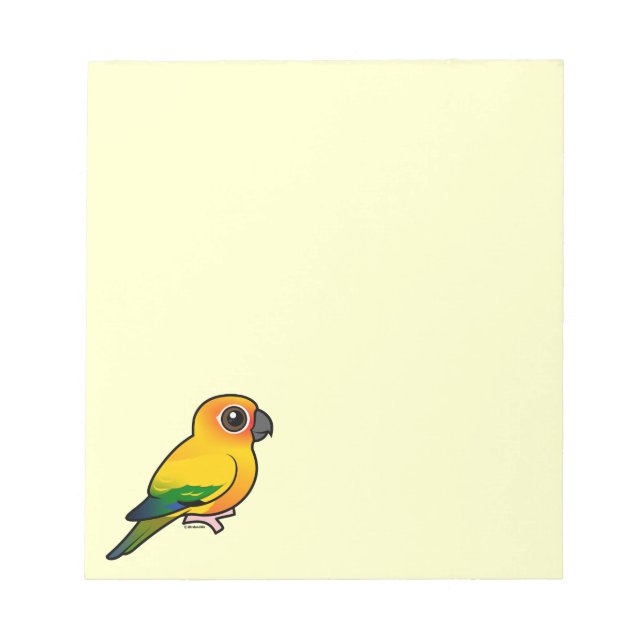 Birdorable Sol Parakeet Anteckningsblock (Framsida)