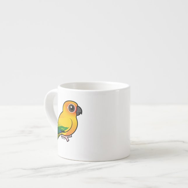 Birdorable solparakiter espressomugg (Framsida vänster)