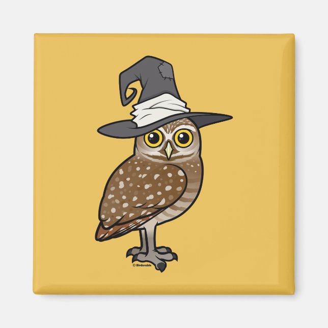 Birdorable som gräver ugglahäxan magnet (Framsidan)