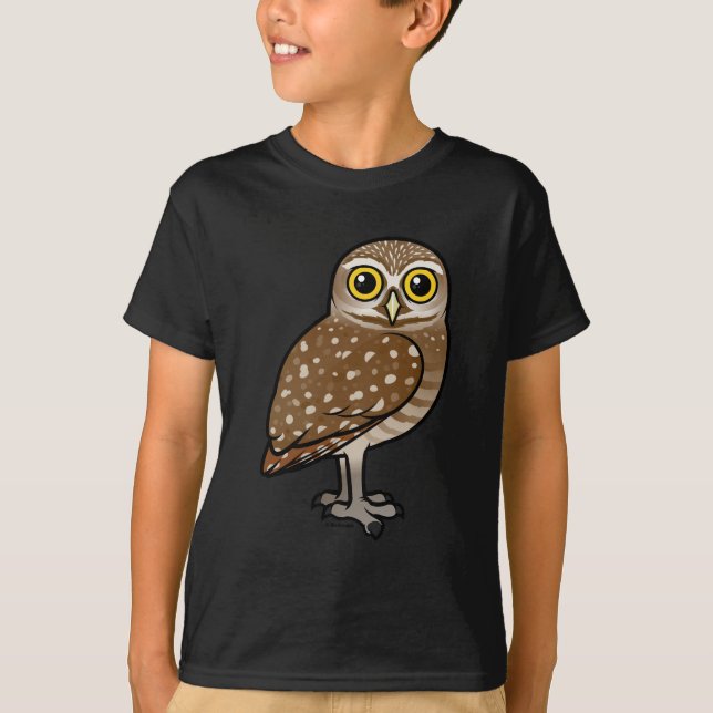 Birdorable som gräver ugglan tee (Framsida)