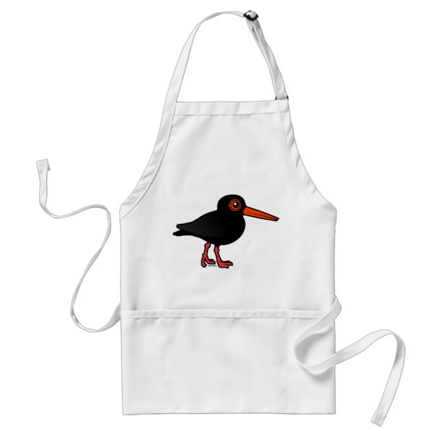 Birdorable sotig Oystercatcher Förkläde (Framsidan)
