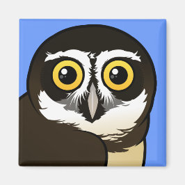 Birdorable Spectacsted Uggla Magnet