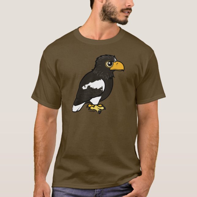 Birdorable Stellers havsörn Tee Shirt (Framsida)