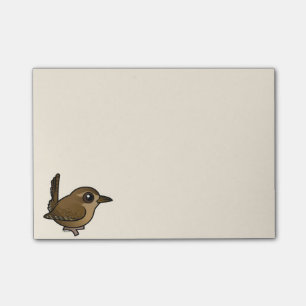 Birdorable Stillahavs- gärdsmyg Post-it Block