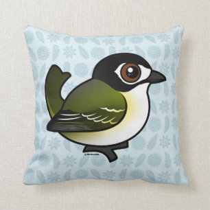 Birdorable Svart-capped vireoen Kudde