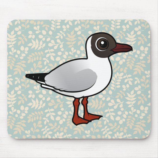 Birdorable Svart-hövdad fiskmås Musmatta (Framsidan)