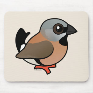 Birdorable Svart-throated Finch Musmatta