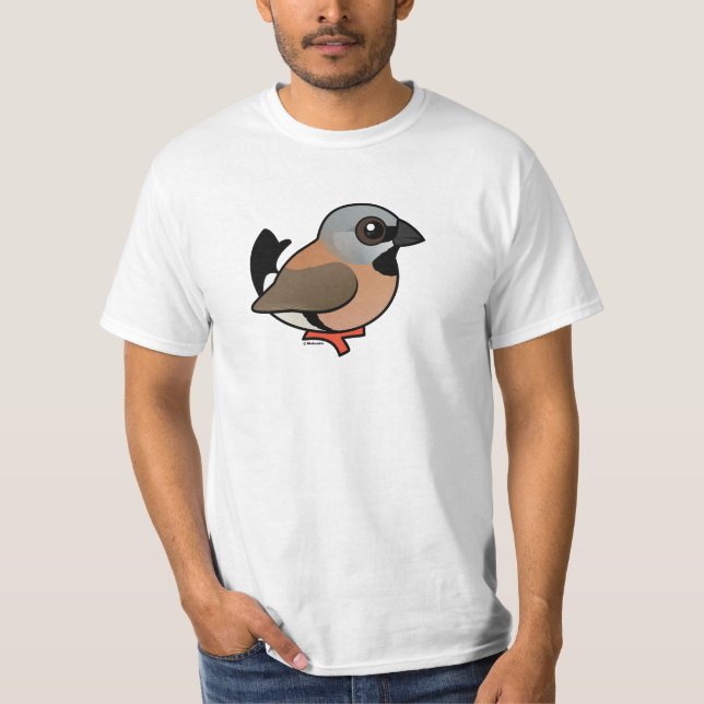Birdorable Svart-throated Finch Tee (Framsida)