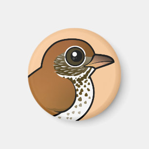 Birdorable trätrast magnet
