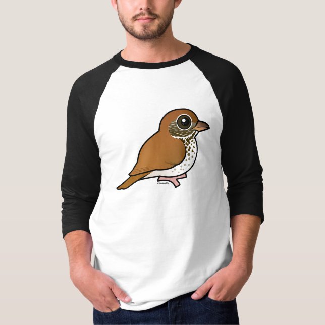 Birdorable trätrast t shirt (Framsida)