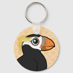 Birdorable Tufted puffinen Nyckelring