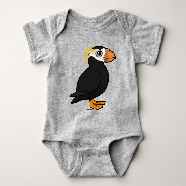 Birdorable Tufted puffinen T Shirt (Framsida)
