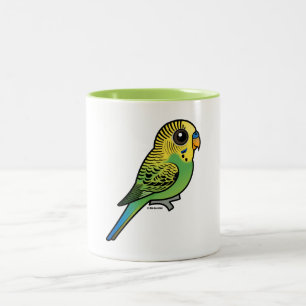 Birdorable undulat Två-Tonad mugg