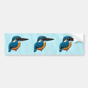 Birdorable vanligt Kingfisher Bildekal