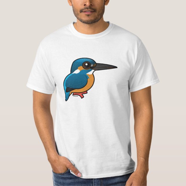 Birdorable vanligt Kingfisher T-shirt (Framsida)
