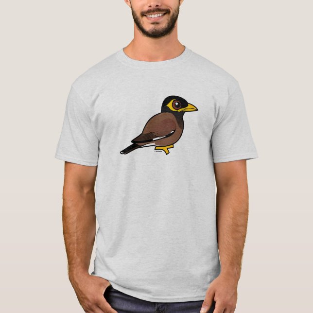 Birdorable vanligt Myna T-shirt (Framsida)