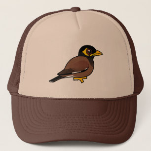 Birdorable vanligt Myna Truckerkeps