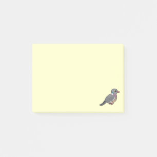 Birdorable vanligt Wood duva Post-it Block