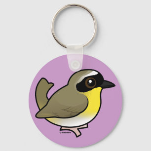 Birdorable vanligt Yellowthroat Nyckelring