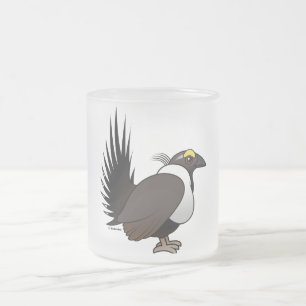 Birdorable vis manGrouse Frostad Glasmugg